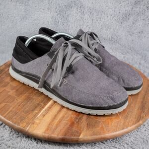 Crocs Santa Cruz Playa Gray Comfort Loafer Men's Size 11